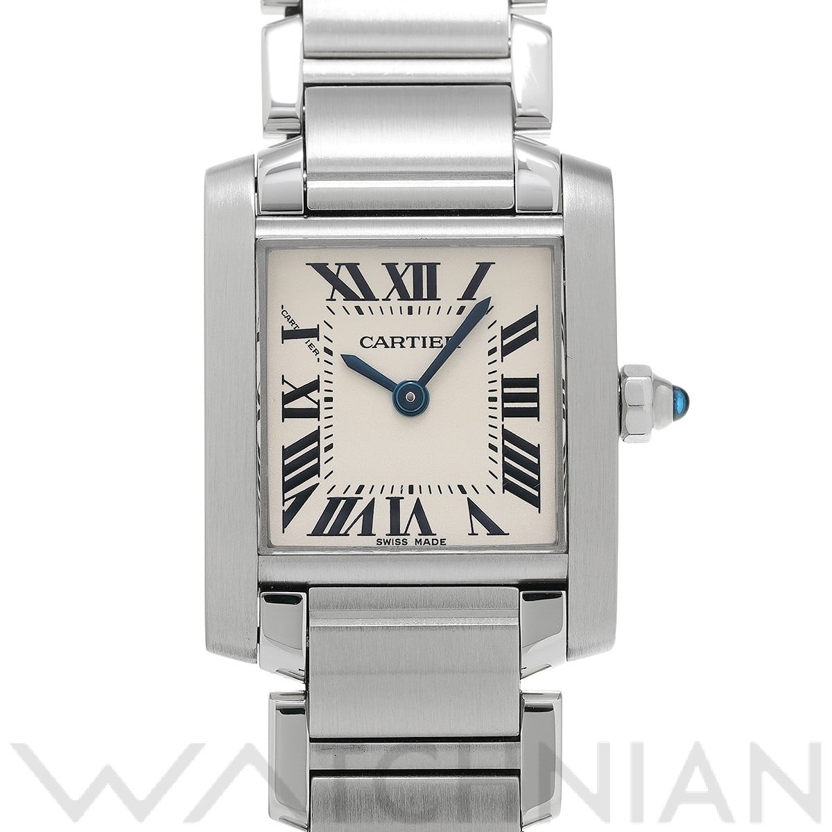 カルティエ / CARTIER タンク フランセーズ SM W51008Q3 シルバー レディース 時計 【中古】【wristwatch】