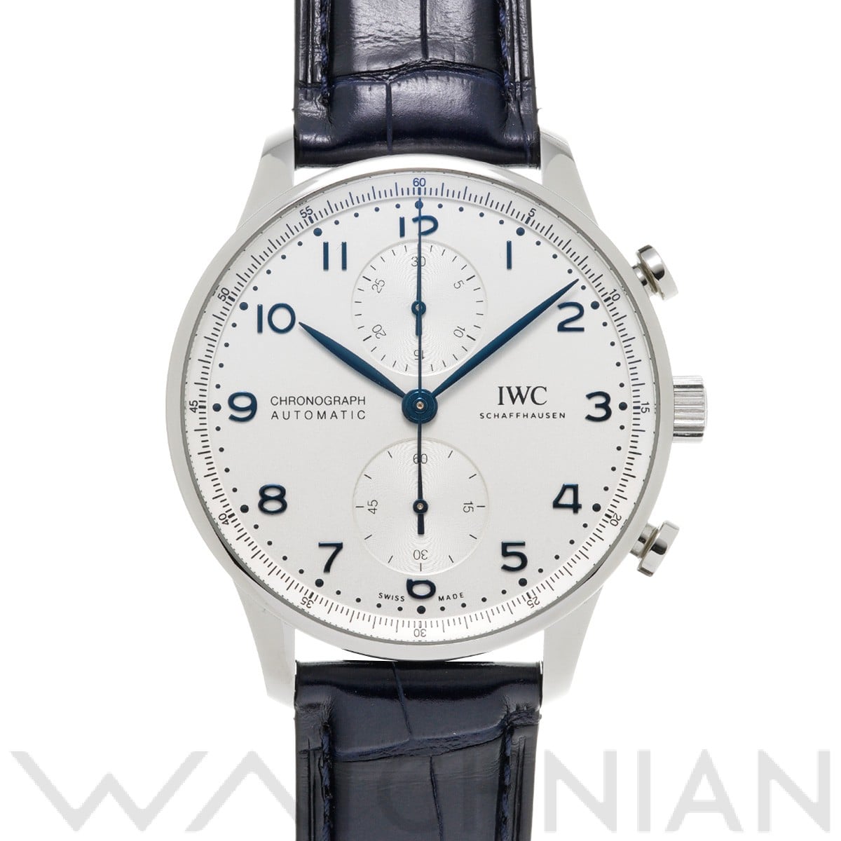 IWC ポルトギーゼ クロノグラフ IW371605 シルバー メンズ 時計 【中古】【wristwatch】