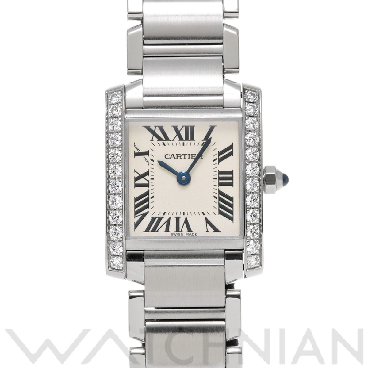カルティエ / CARTIER タンク フランセーズ SM W4TA0008 シルバー レディース 時計 【中古】【wristwatch】
