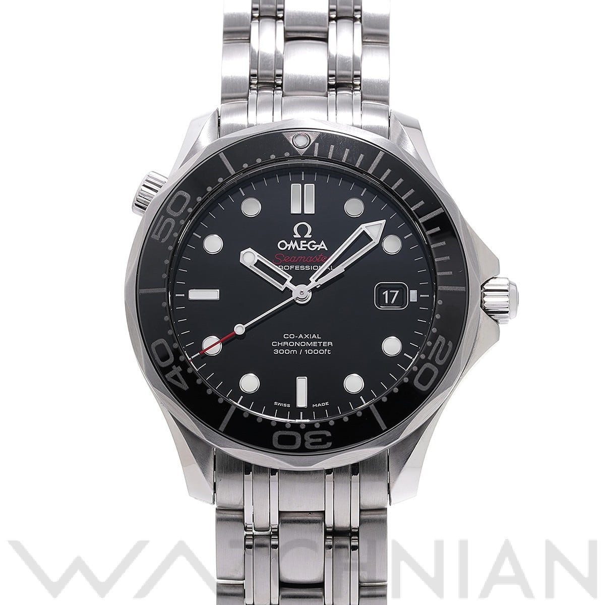 オメガ / OMEGA シーマスター ダイバー300 コーアクシャル 212.30.41.20.01.003 ブラック メンズ 時計 【中古】【wristwatch】