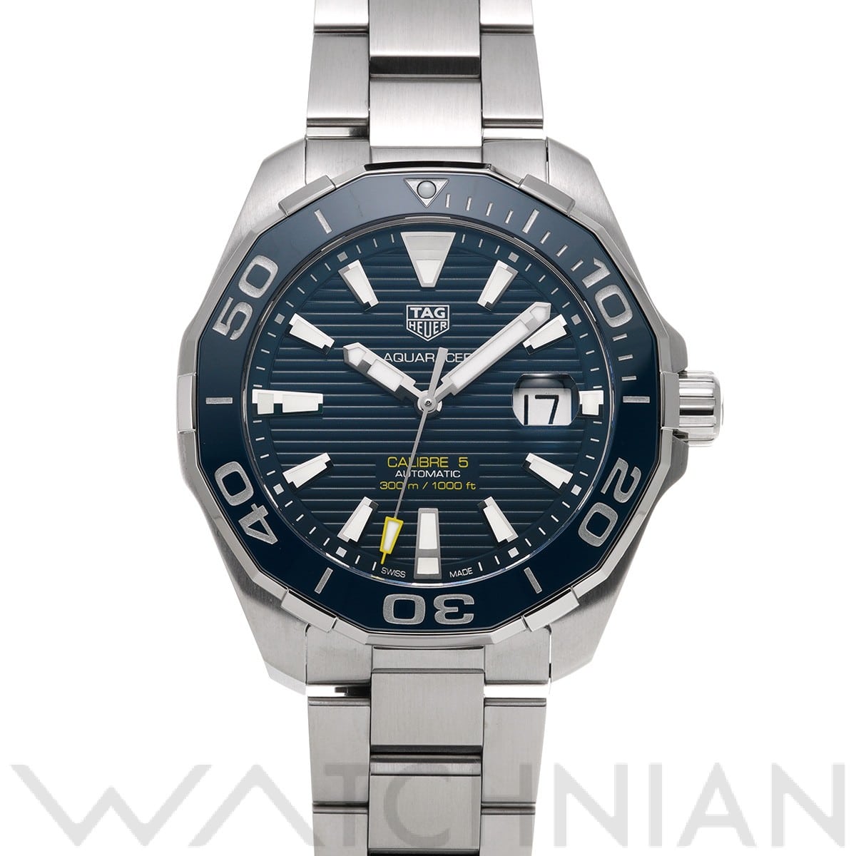 タグ ホイヤー / TAG HEUER アクアレーサー キャリバー5 WAY201B.BA0927 ブルー メンズ 時計 【中古】【wristwatch】