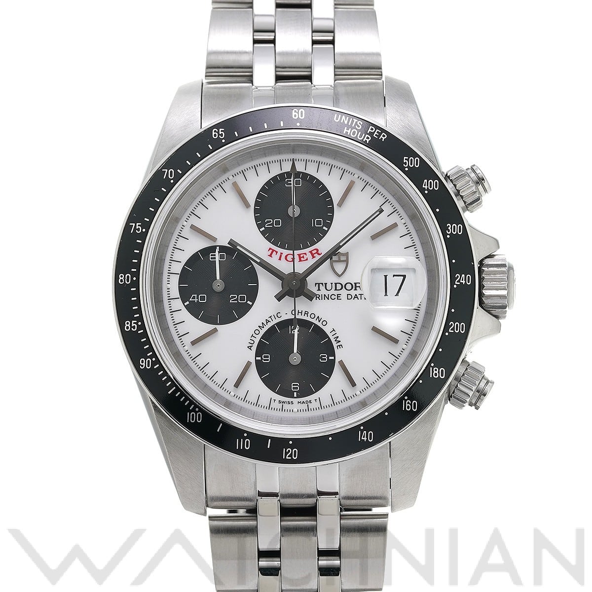 チューダー / チュードル / TUDOR クロノタイム タイガー 79260 ホワイト/ブラック メンズ 時計 【中古】【wristwatch】