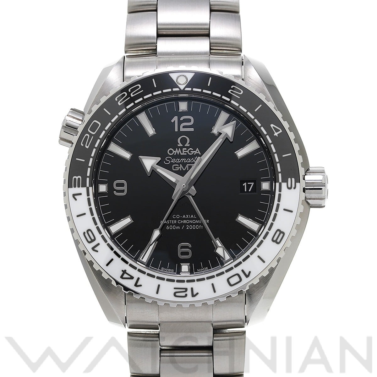 オメガ / OMEGA シーマスター プラネットオーシャン 600 コーアクシャル マスタークロノメーター GMT 215.30.44.22.01.001 ブラック メンズ 時計 【中古】【wristwatch】