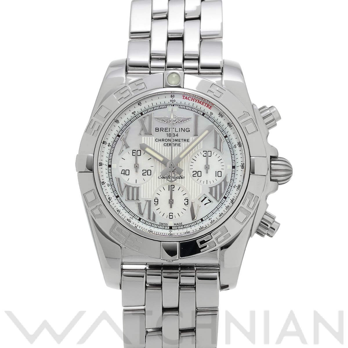 ブライトリング / BREITLING クロノマット 44 A011A91PA ホワイトシェル/シルバー メンズ 時計 【中古】【wristwatch】