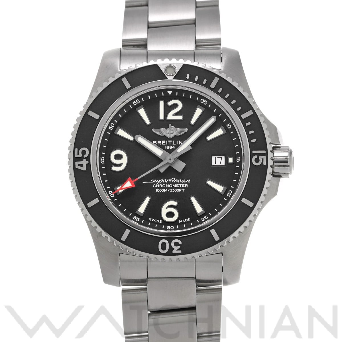 ブライトリング / BREITLING スーパーオーシャン II オートマチック 44 A17367D71B1A1 ブラック メンズ 時計 【中古】【wristwatch】