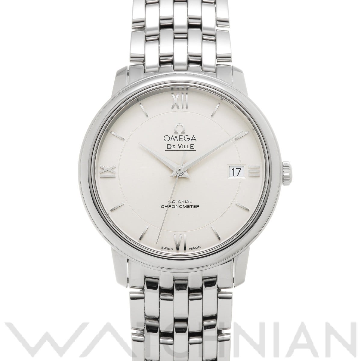 オメガ / OMEGA デ・ヴィル プレステージ コーアクシャル 424.10.37.20.02.001 シルバー メンズ 時計 【中古】【wristwatch】