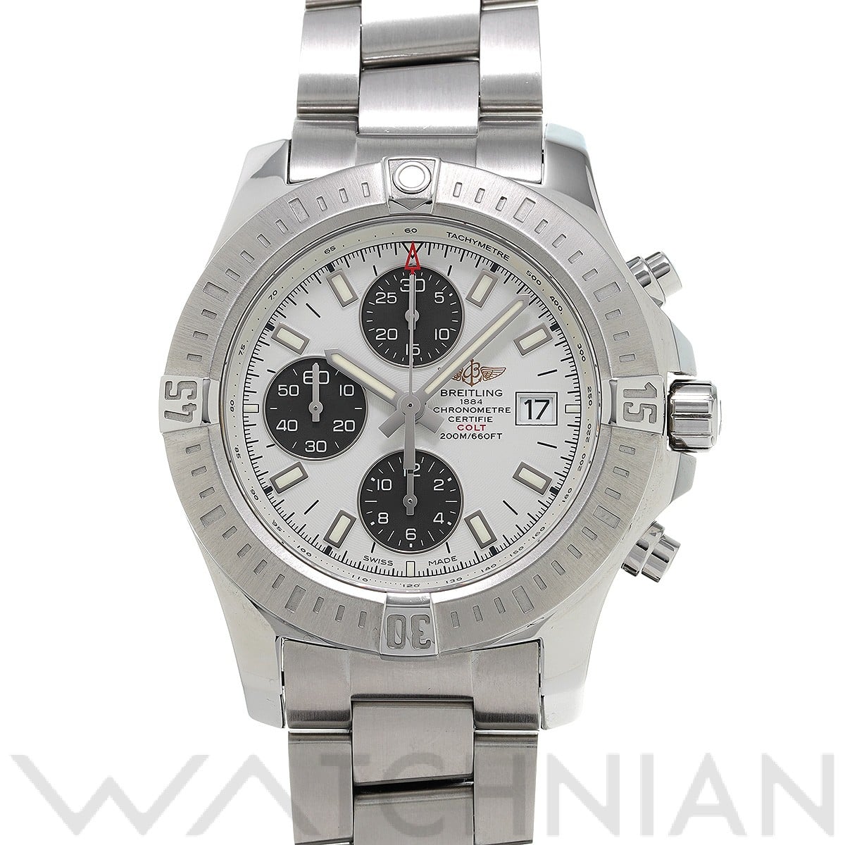 ブライトリング / BREITLING コルト クロノグラフ オートマティック A1338811/G804 シルバー/グレー メンズ 時計 【中古】【wristwatch】