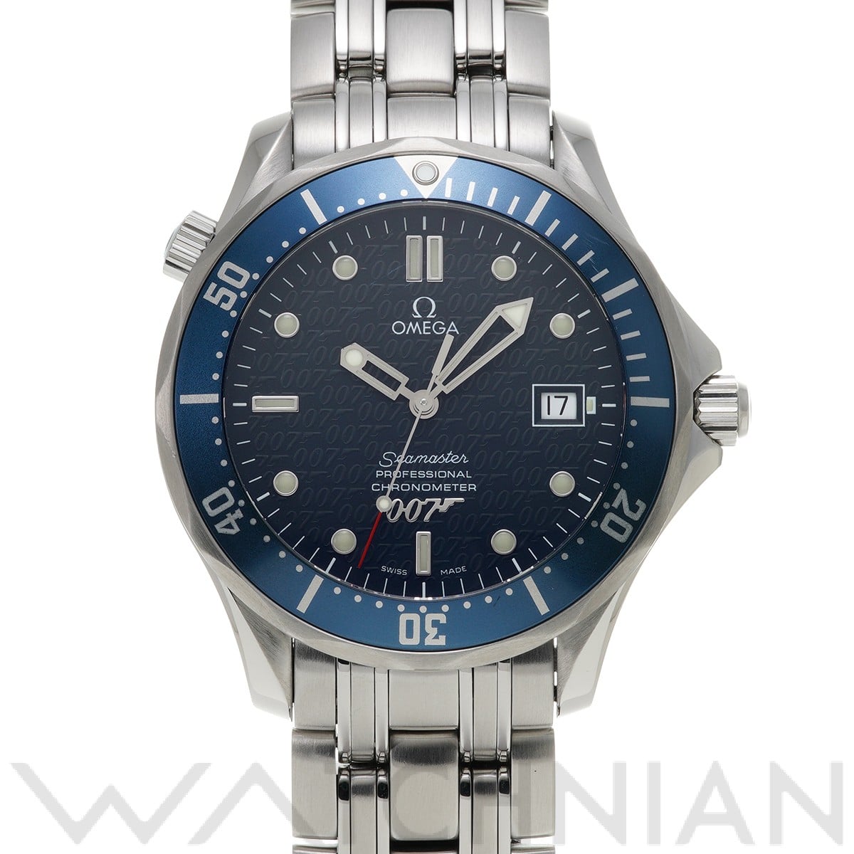 オメガ / OMEGA シーマスター プロフェッショナル 300 ジェームスボンド 007 40th 2537.80 ブルー メンズ 時計 【中古】【wristwatch】