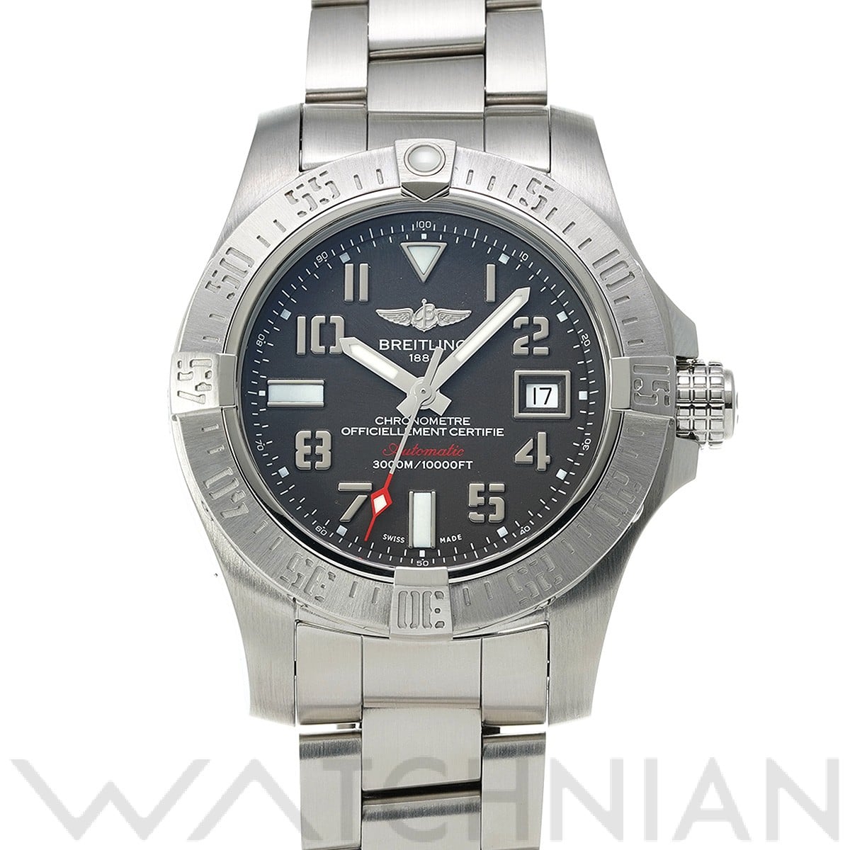 ブライトリング / BREITLING アベンジャーII シーウルフ A1733110/F563 アンスラサイト メンズ 時計 【中古】【wristwatch】