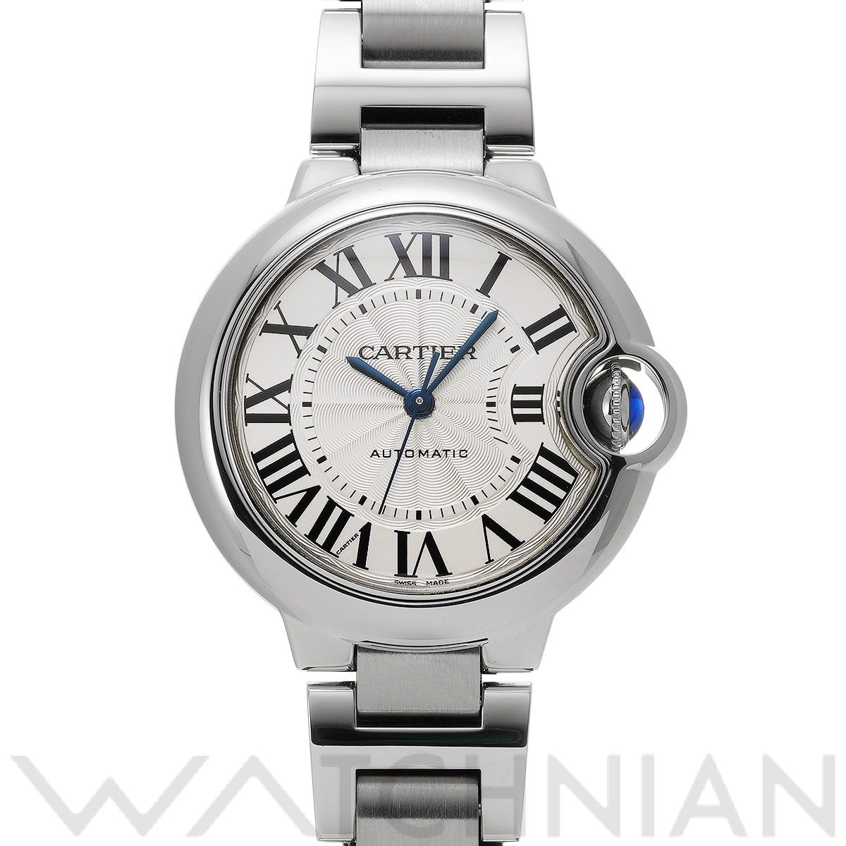 カルティエ / CARTIER バロンブルー ドゥ カルティエ 33mm W6920071 シルバー ユニセックス 時計 【中古】【wristwatch】