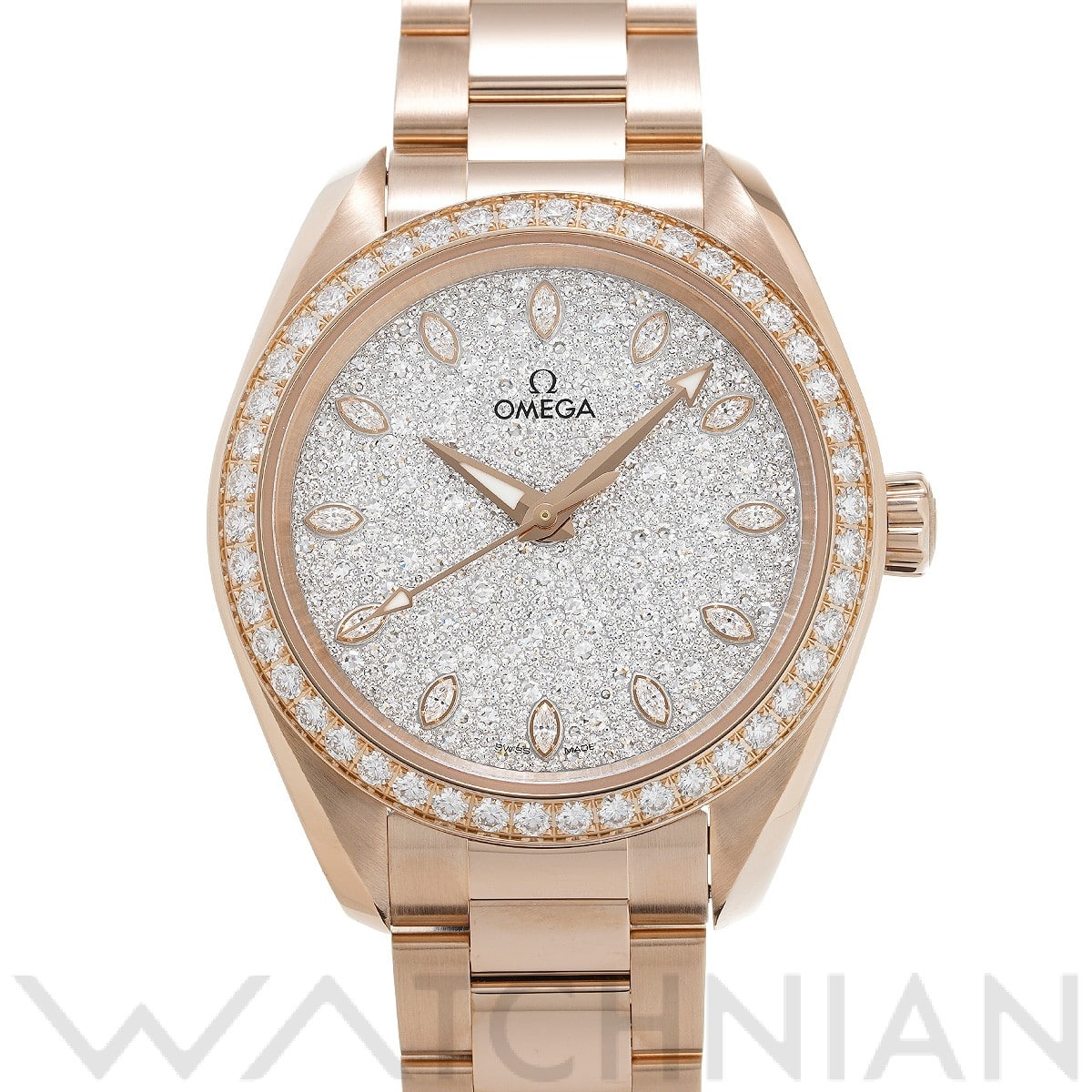 オメガ / OMEGA シーマスター アクアテラ コーアクシャル マスタークロノメーター 220.55.34.20.99.003 ダイヤモンド レディース 時計 【中古】【wristwatch】