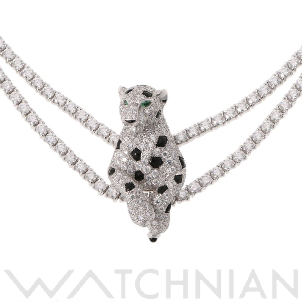 カルティエ パンテール ドゥ カルティエ ダイヤ シルバー CRH7000539 K18ホワイトゴールド WG レディース ジュエリー 【中古】【jewelry】