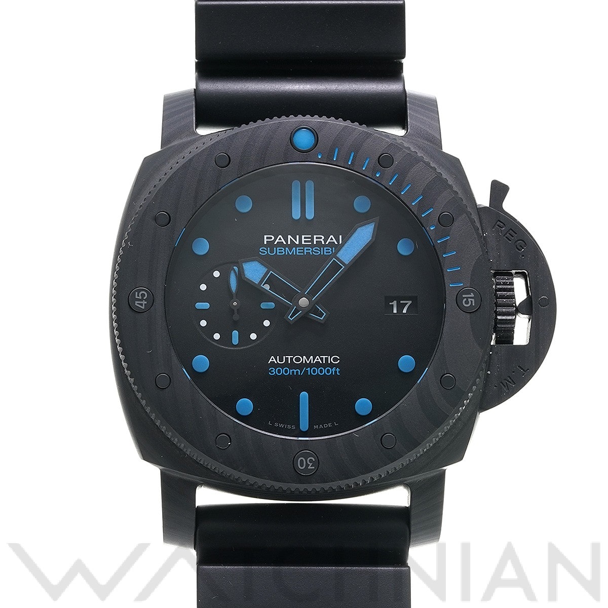 パネライ / PANERAI サブマーシブル カーボテック PAM01616 ブラック メンズ 時計 【中古】【wristwatch】