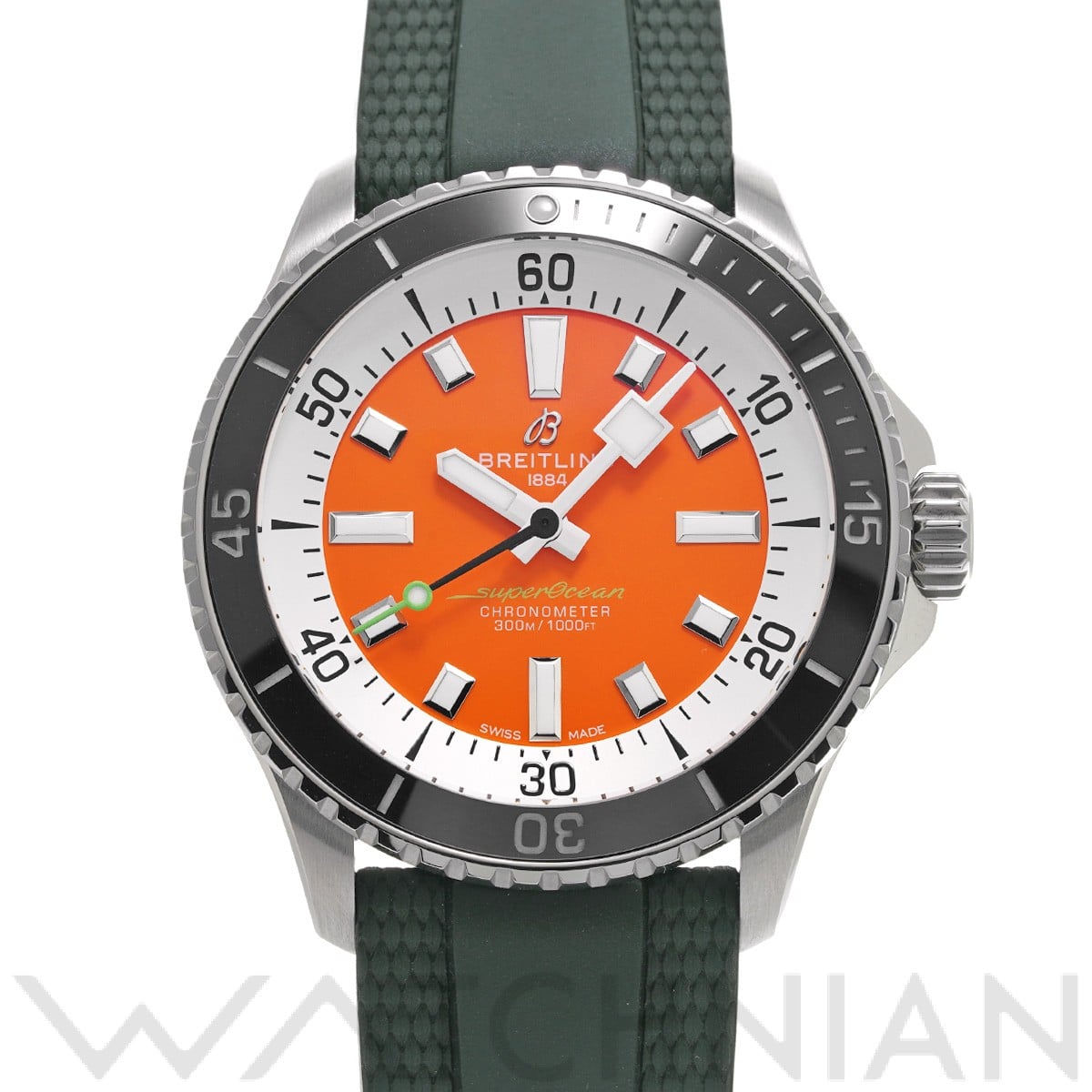 ブライトリング / BREITLING スーパーオーシャン オートマチック 42 ケリー・スレーター リミテッドエディション A173751A1O1S1 オレンジ メンズ 時計 【中古】【wristwatch】