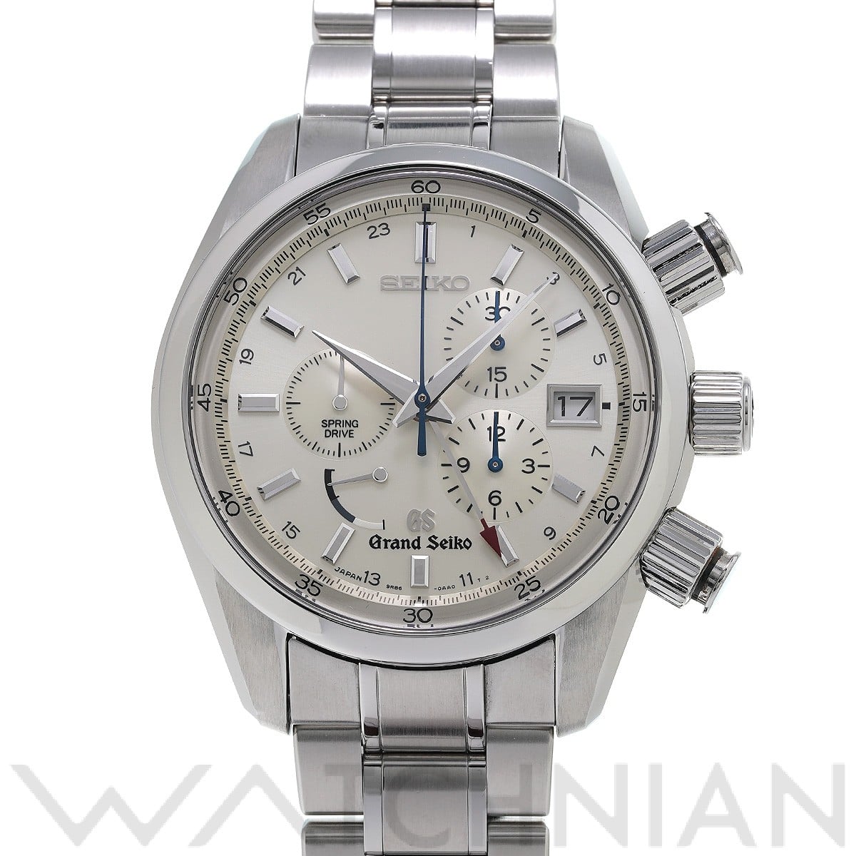 グランドセイコー / Grand Seiko スプリングドライブ クロノグラフ GMT SBGC001 シルバー メンズ 時計 【中古】【wristwatch】