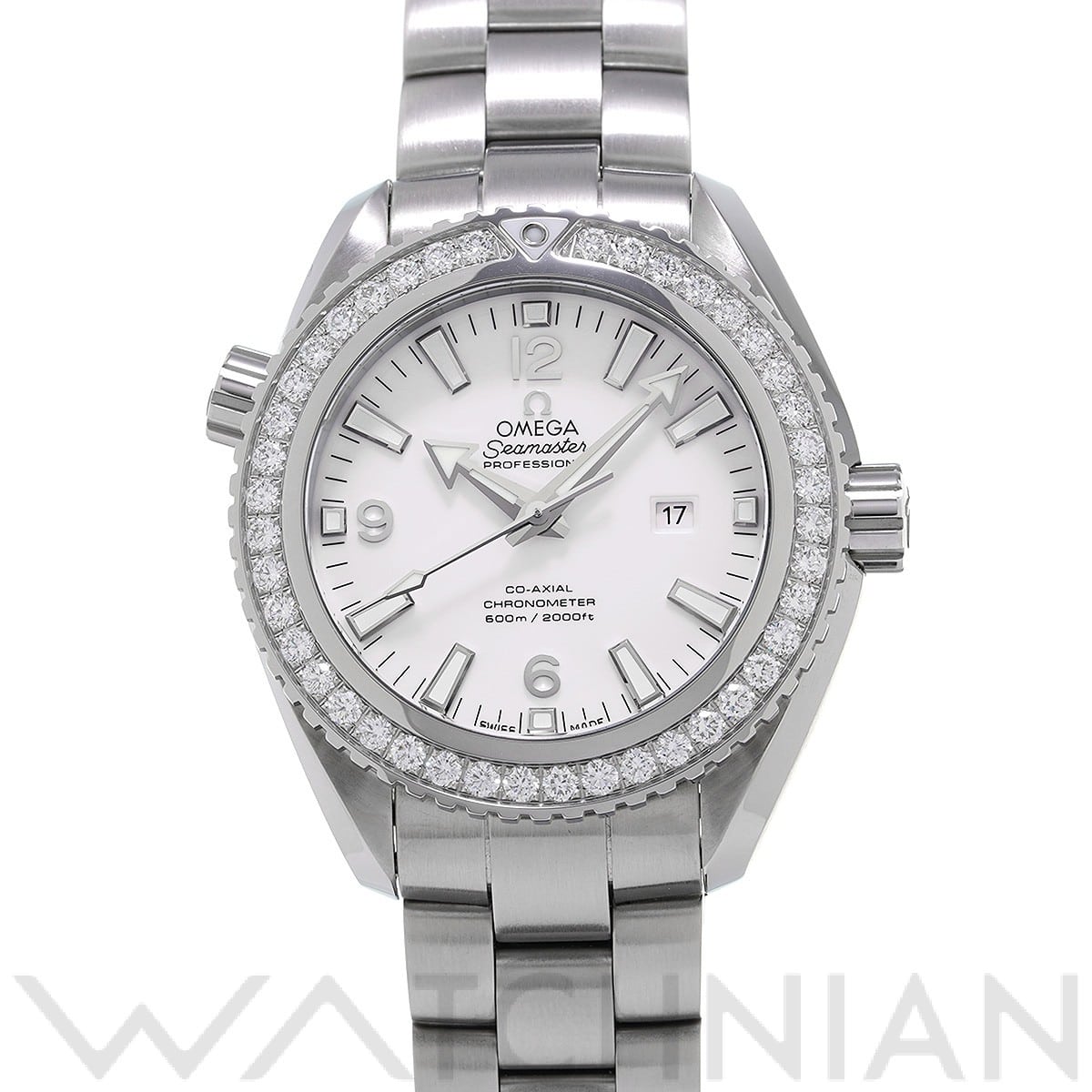 オメガ / OMEGA シーマスター プラネットオーシャン 600 コーアクシャル 232.15.38.20.04.001 ホワイト ユニセックス 時計 【中古】【wristwatch】