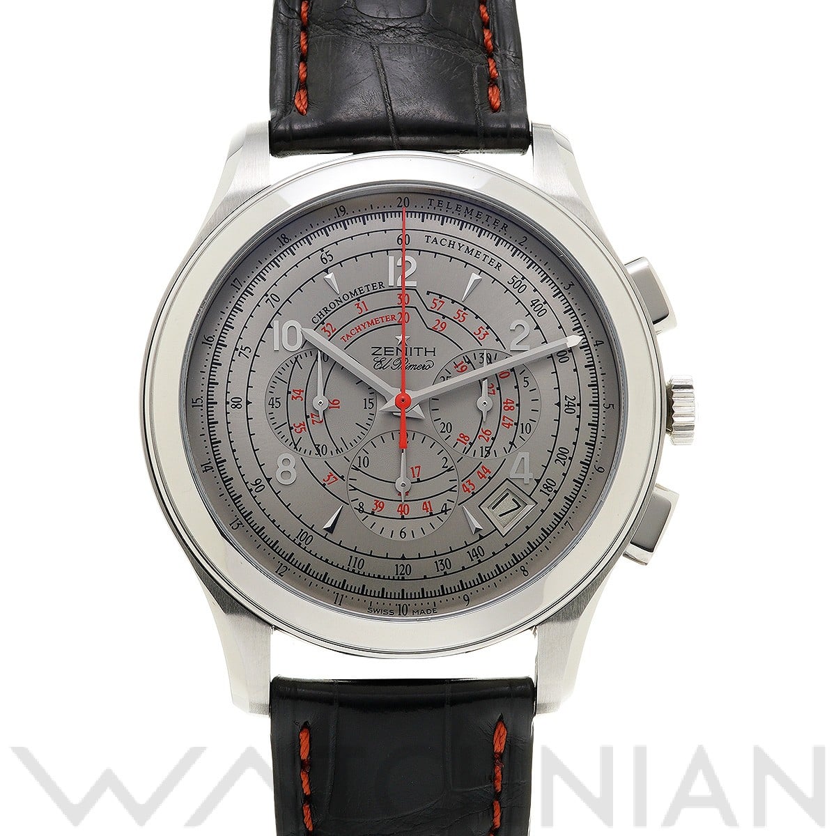 ゼニス グランドクラス エル・プリメロ 03.0520.400/73.C643 グレー メンズ 時計 【中古】【wristwatch】