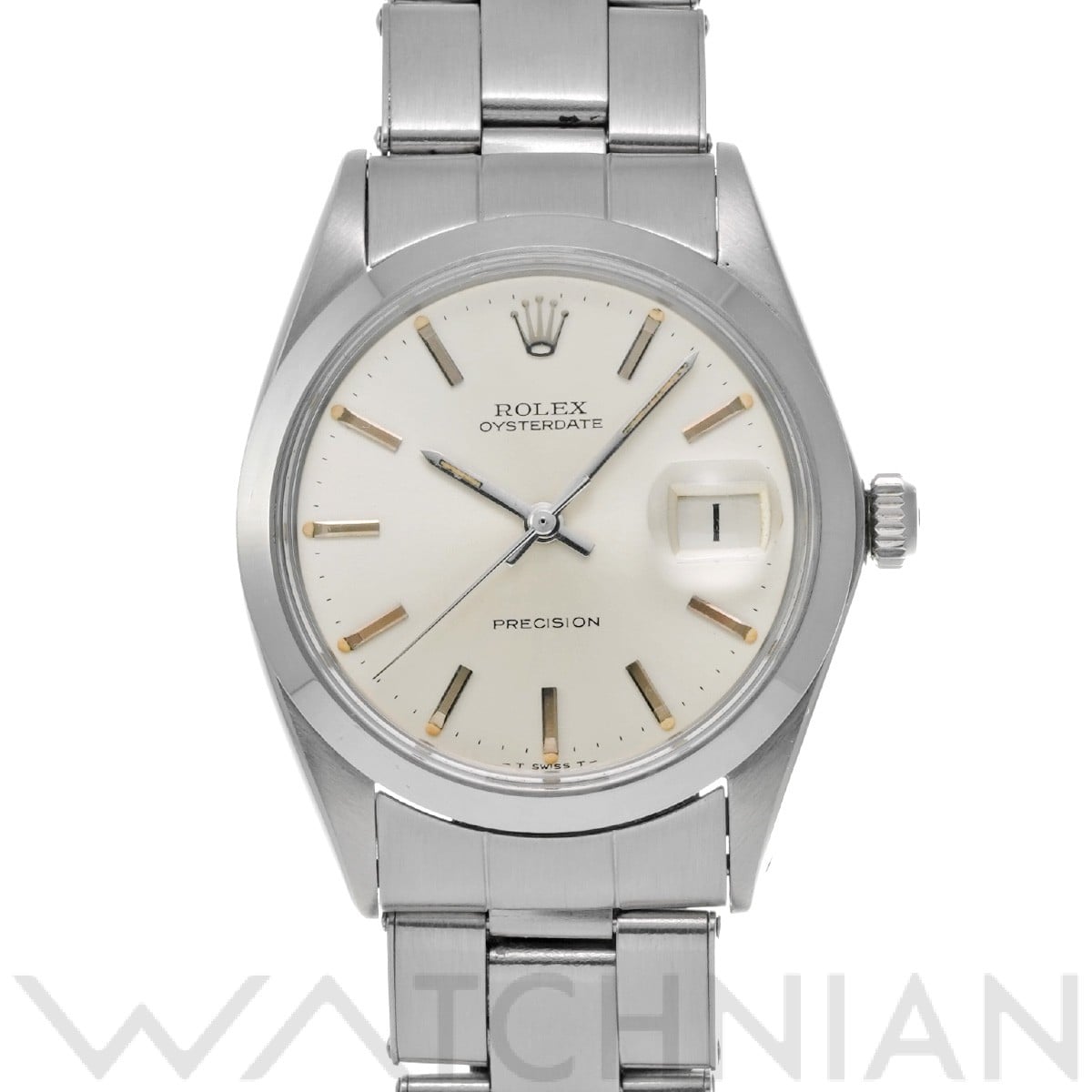 ロレックス オイスター デイト 6694 シルバー メンズ 時計 【中古】【wristwatch】