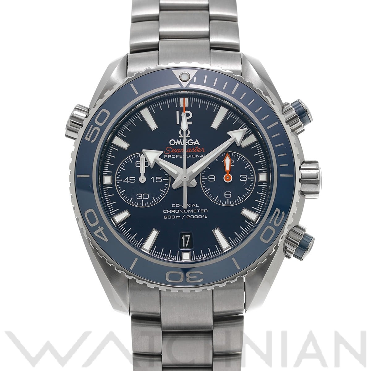 オメガ / OMEGA シーマスター プラネットオーシャン 600 コーアクシャル クロノグラフ 232.90.46.51.03.001 ブルー メンズ 時計 【中古】【wristwatch】