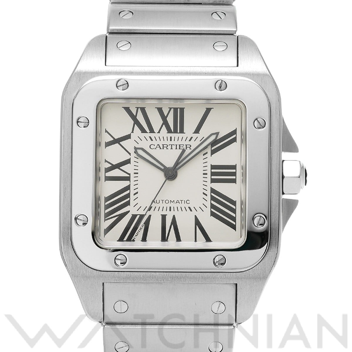 カルティエ / CARTIER サントス 100 LM W200737G シルバー メンズ 時計 【中古】【wristwatch】