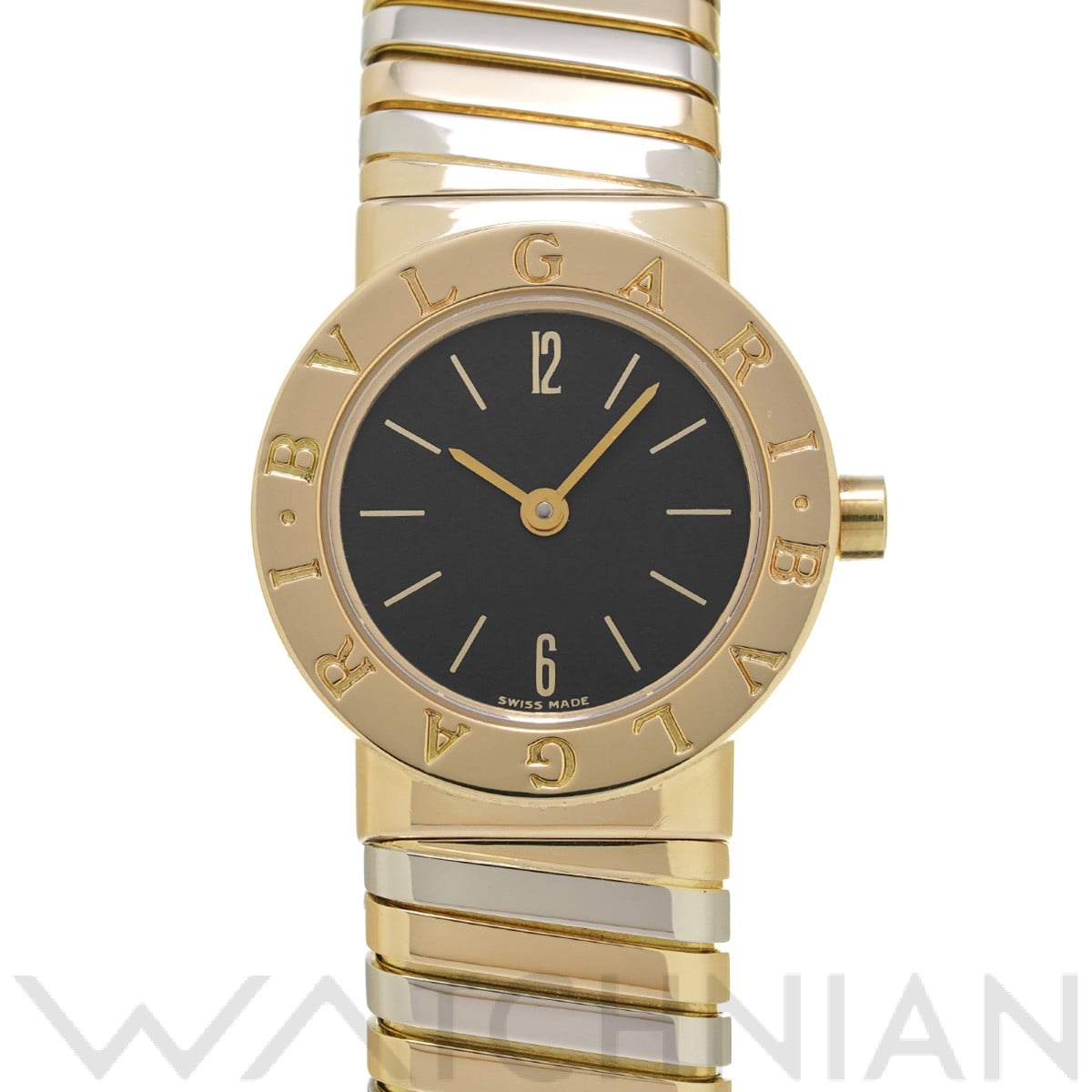 ブルガリ ブルガリブルガリ トゥボガス BB232T ブラック レディース 時計 【中古】【wristwatch】