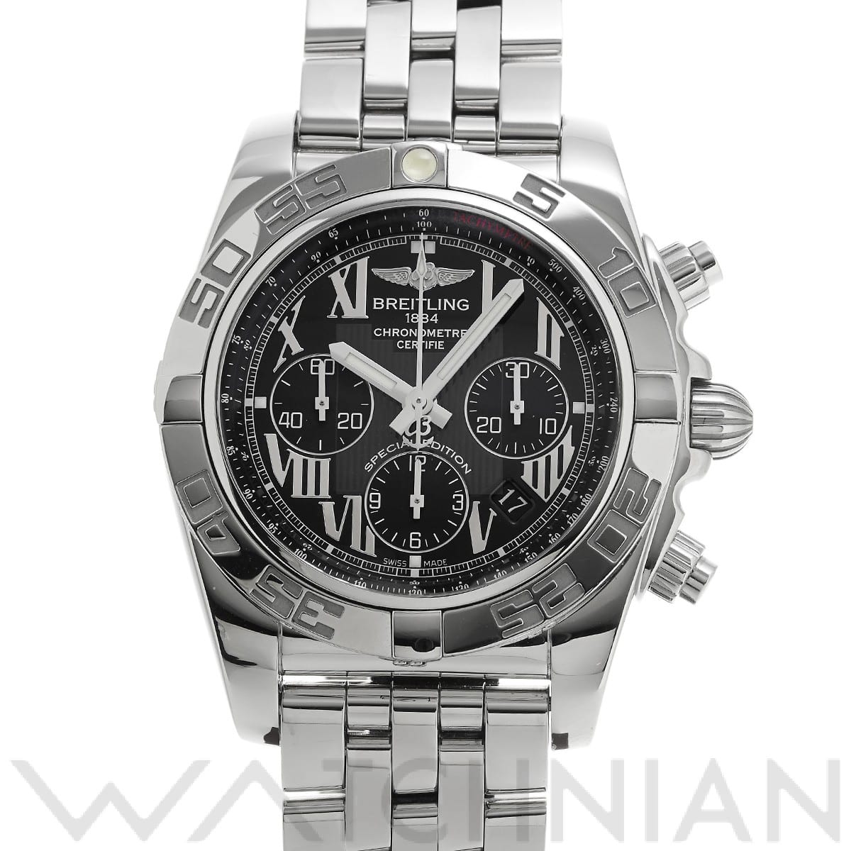 ブライトリング / BREITLING クロノマット 44 AB011012/BD89 ブラック メンズ 時計 【中古】【wristwatch】