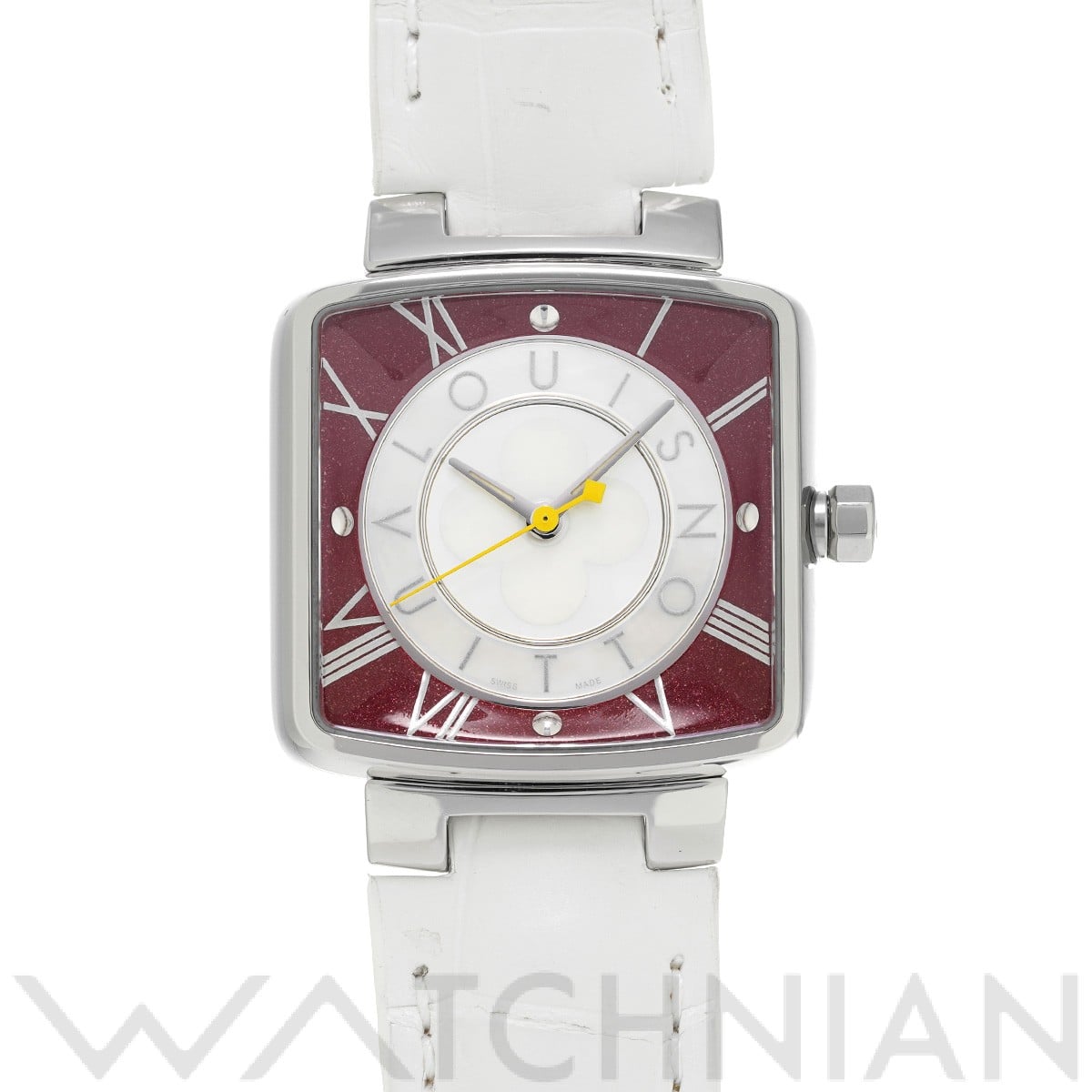 マジック スピーディ Q221J1 ホワイトシェル/ワインレッド ルイ ヴィトン LOUIS VUITTON メンズ 【中古】