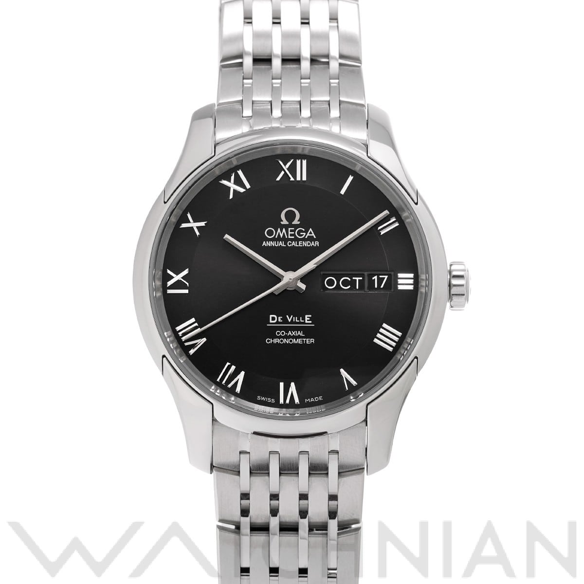 オメガ / OMEGA デ・ヴィル コーアクシャル アニュアルカレンダー 431.10.41.22.01.001 ブラック メンズ 時計 【中古】【wristwatch】