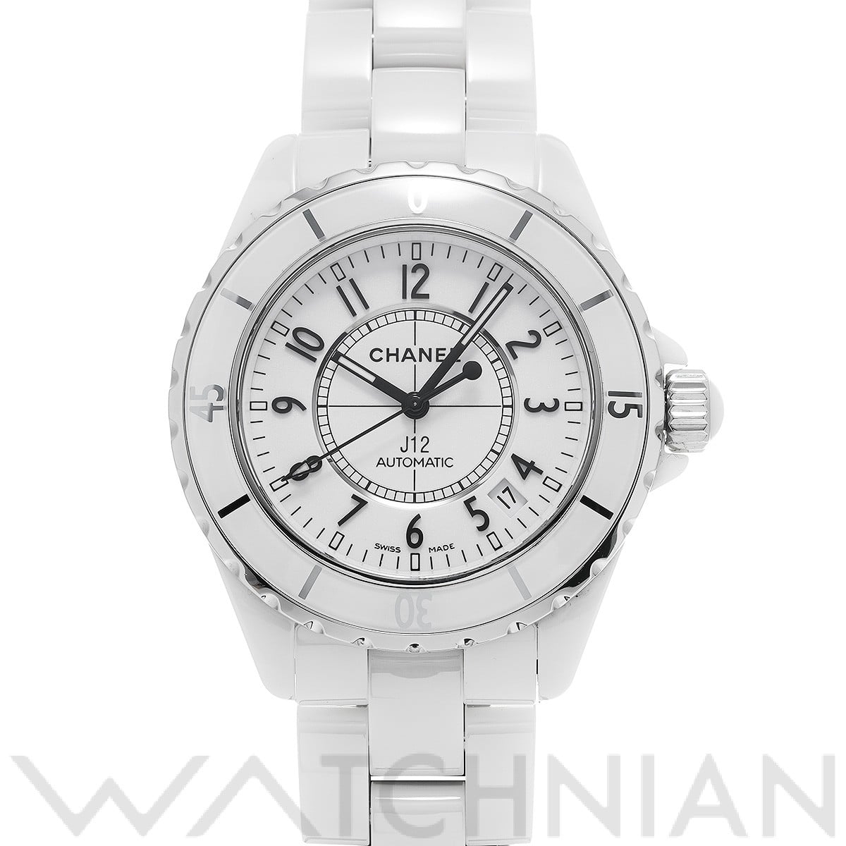シャネル / CHANEL J12 38MM H0970 ホワイト メンズ 時計 【中古】【wristwatch】