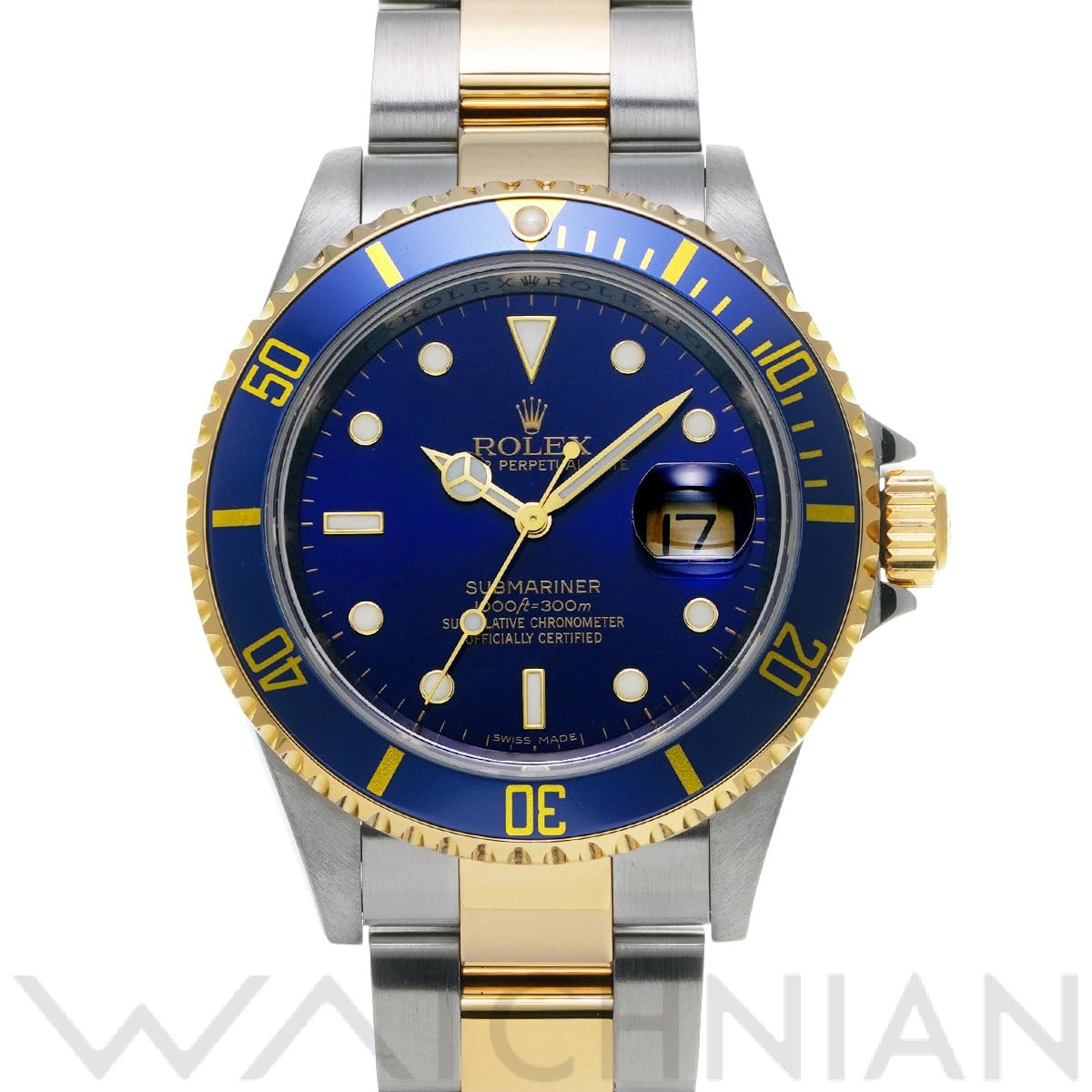 サブマリーナ デイト 16613 M番(2008年頃製造) ブルー ロレックス ROLEX メンズ 【中古】