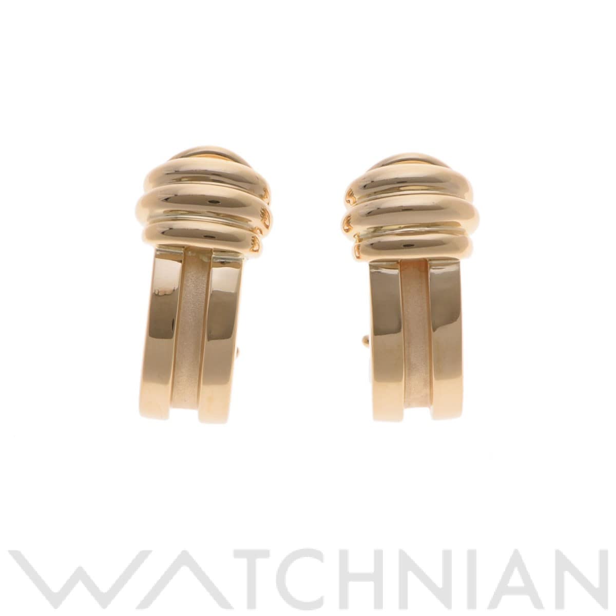 ティファニー フープデザイン イヤリング ゴールド K18イエローゴールド YG レディース ジュエリー 【中古】【jewelry】