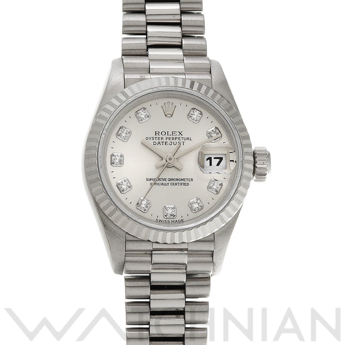 ロレックス / ROLEX デイトジャスト 69179G シルバー/ダイヤモンド レディース 時計 【中古】【wristwatch】