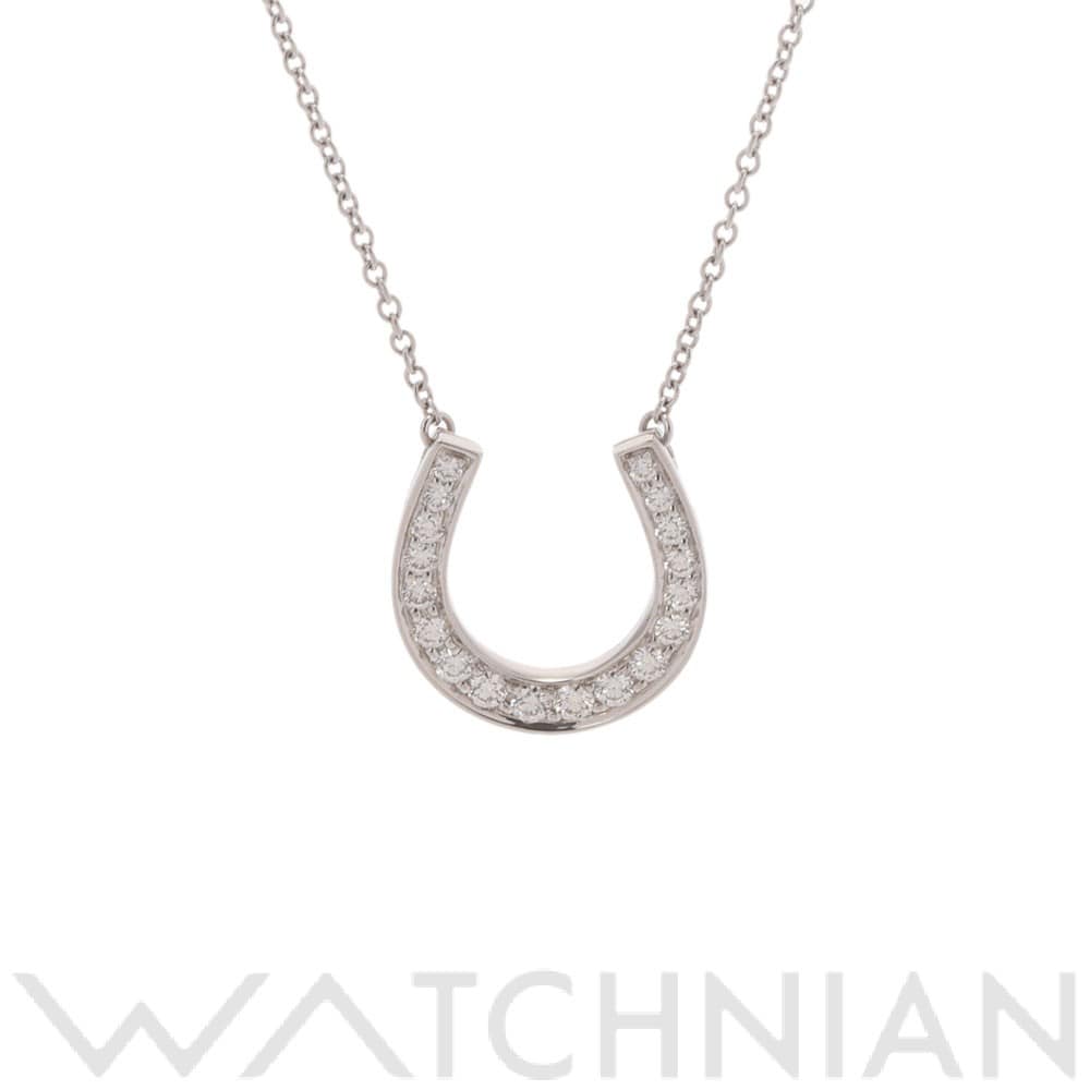ティファニー ホースシュー ネックレス シルバー Pt950プラチナ レディース ジュエリー 【中古】【jewelry】