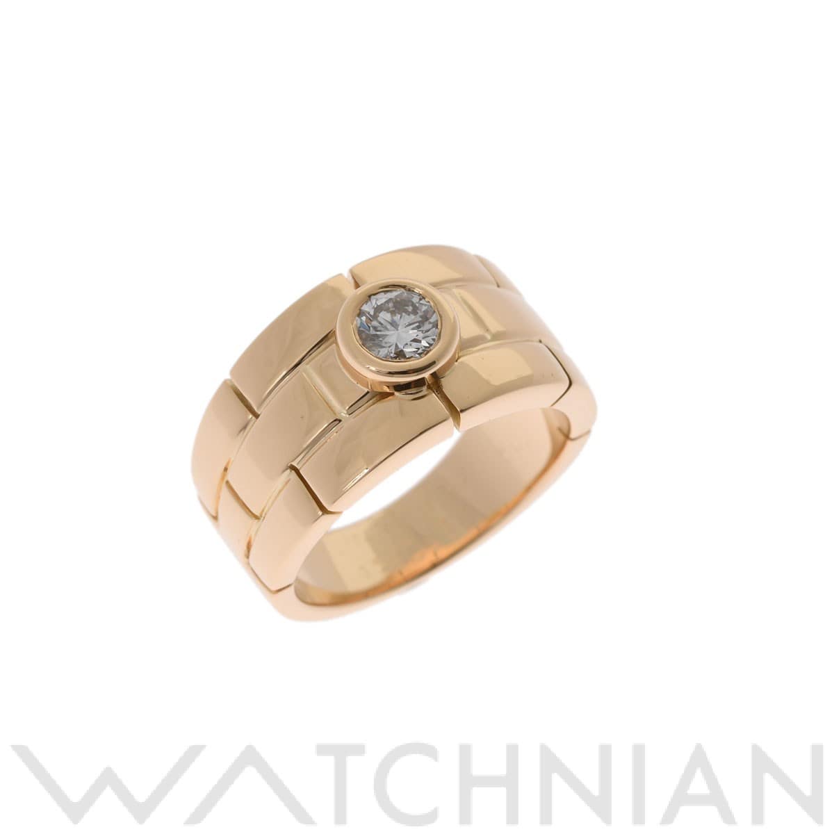 カルティエ パンテールリング 1PD #50 ゴールド K18イエローゴールド YG レディース ジュエリー 【中古】【jewelry】