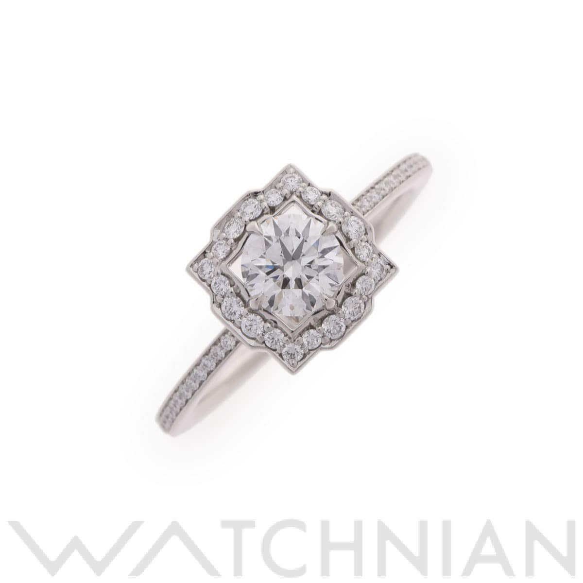 ハリー ウィンストン ベルバイ HW フルエタニティ リング シルバー RGDPRD005BEL Pt950プラチナ レディース ジュエリー 【中古】【jewelry】