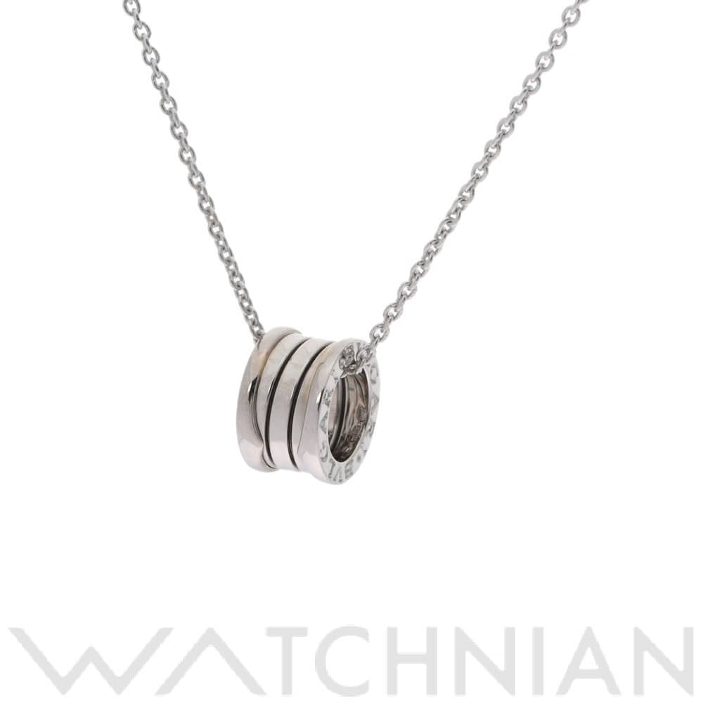 ブルガリ B.ZERO1 ネックレス シルバー K18ホワイトゴールド WG レディース ジュエリー 【中古】【jewelry】