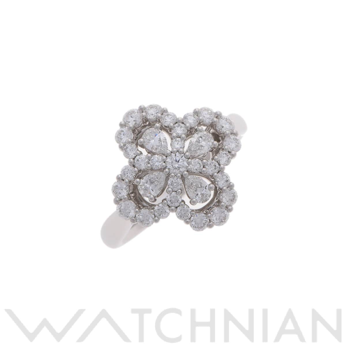 ハリー ウィンストン ループバイ リング フルモチーフ シルバー Pt950プラチナ レディース ジュエリー 【中古】【jewelry】