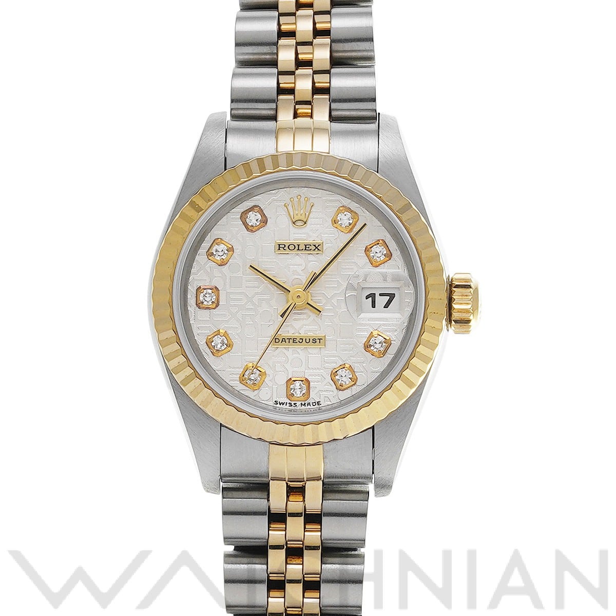 デイトジャスト 69173G U番(1998年頃製造) シルバーコンピュータ/ダイヤモンド ロレックス ROLEX レディース 【中古】