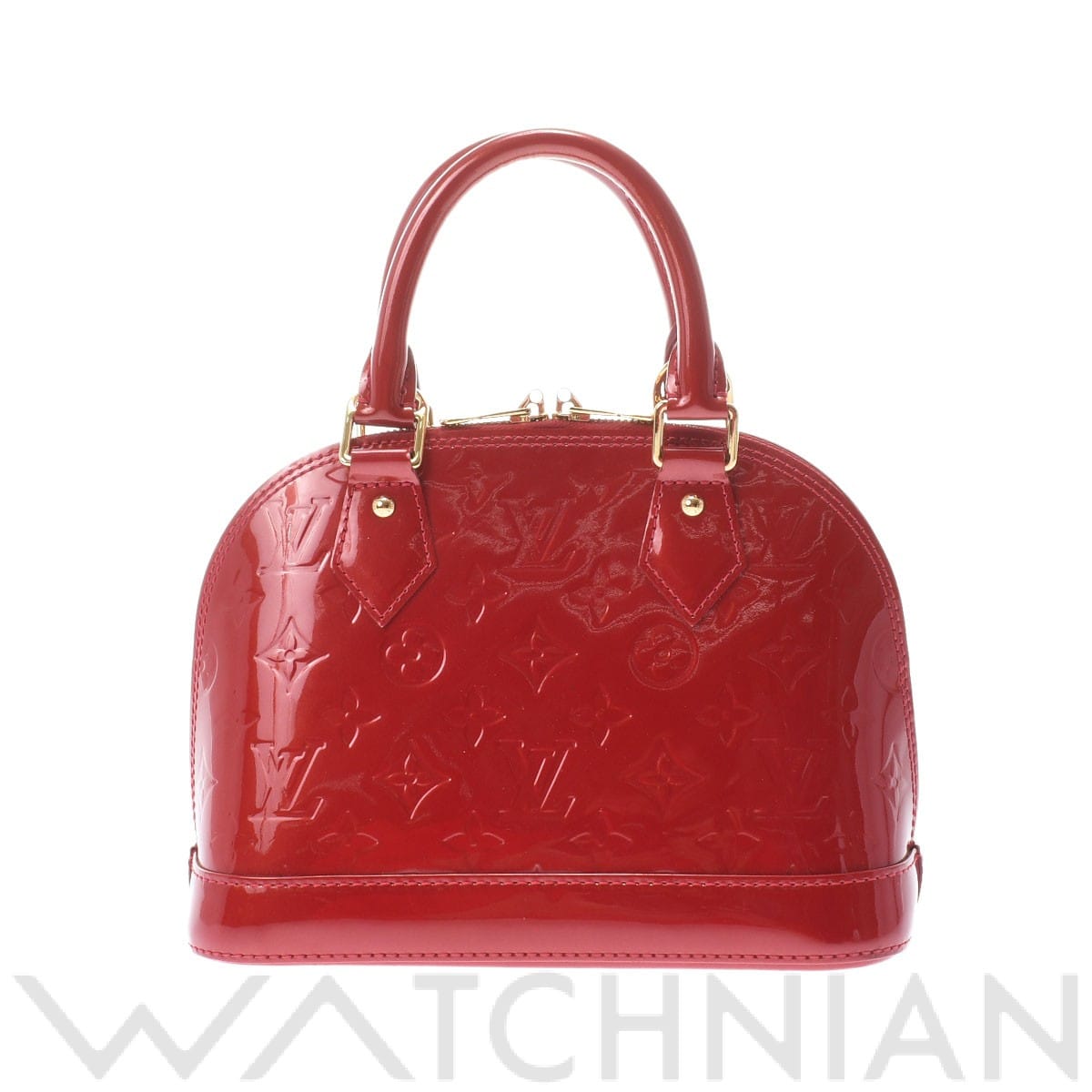 ヴェルニ アルマBB ポムダムール M91606 モノグラムヴェルニ LOUIS VUITTON ルイ ヴィトン レディース 【中古】