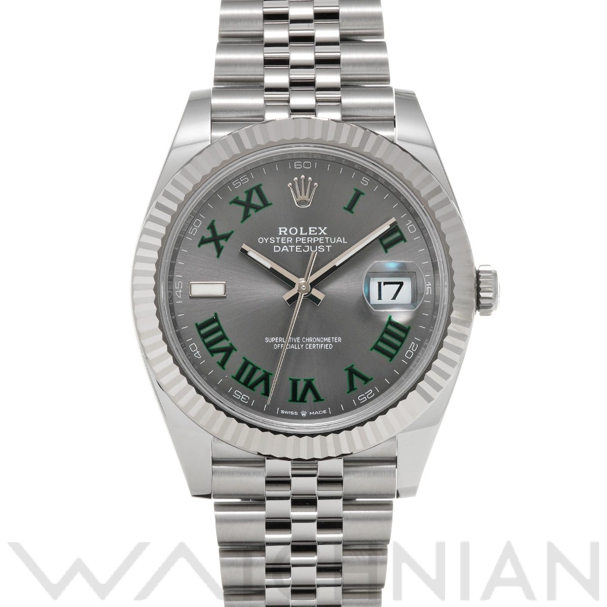 ロレックス デイトジャスト 41 126334 スレート メンズ 時計 【中古】【wristwatch】