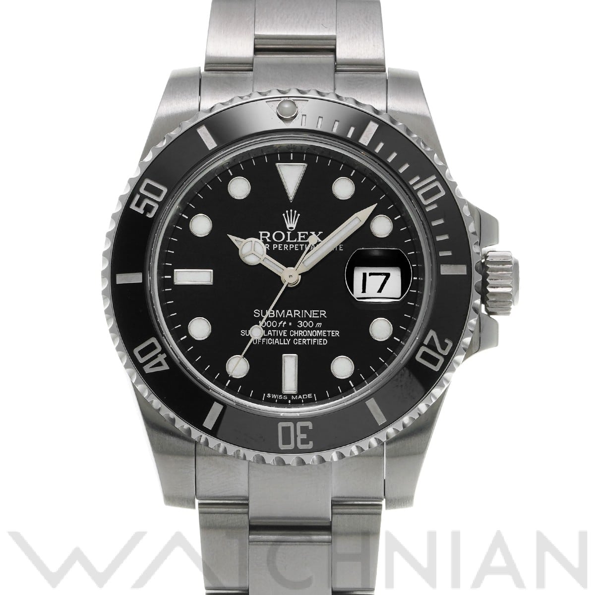 ロレックス サブマリーナ デイト 116610LN ブラック メンズ 時計 【中古】【wristwatch】