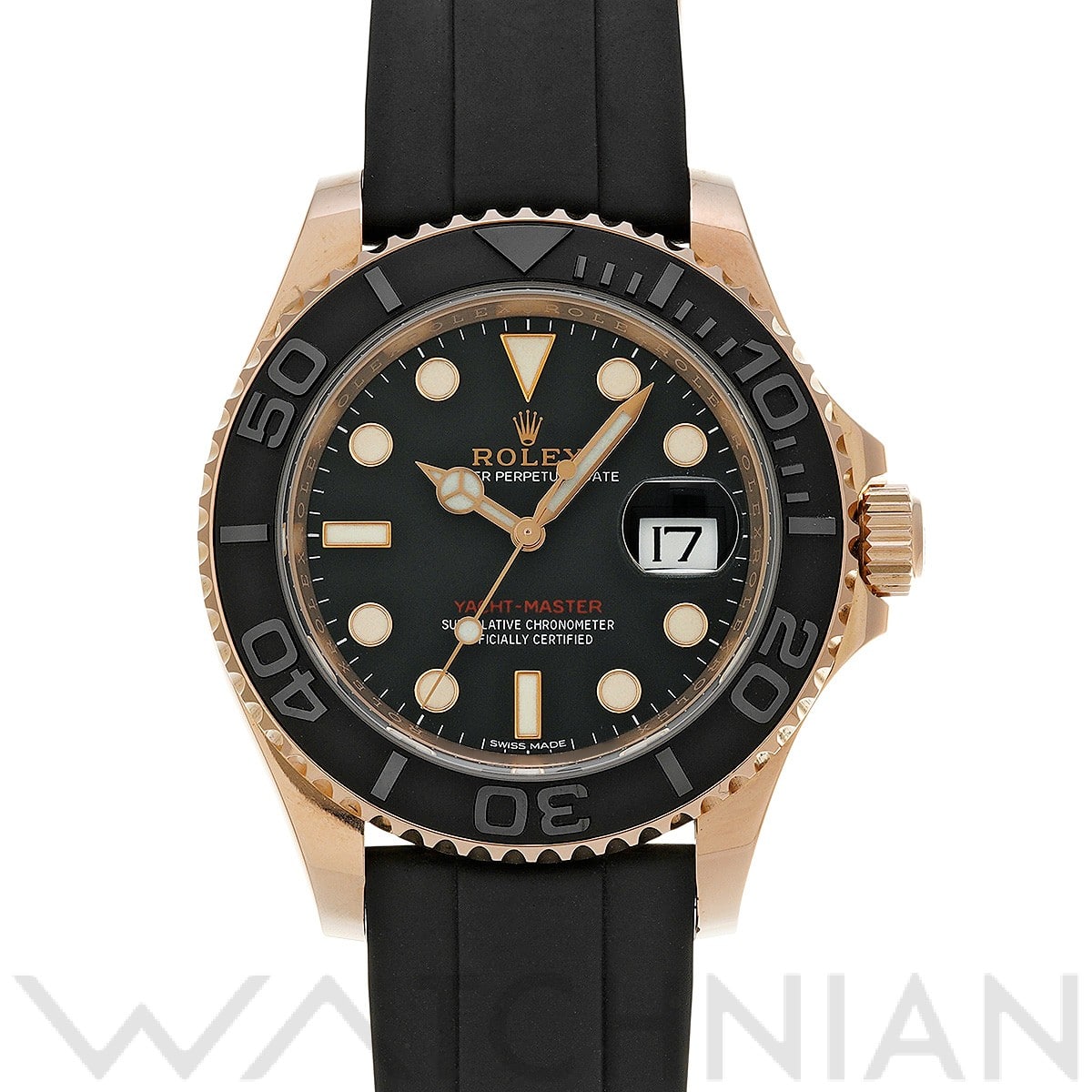 ヨットマスター 40 116655 ランダムシリアル ブラック ロレックス ROLEX メンズ 【中古】