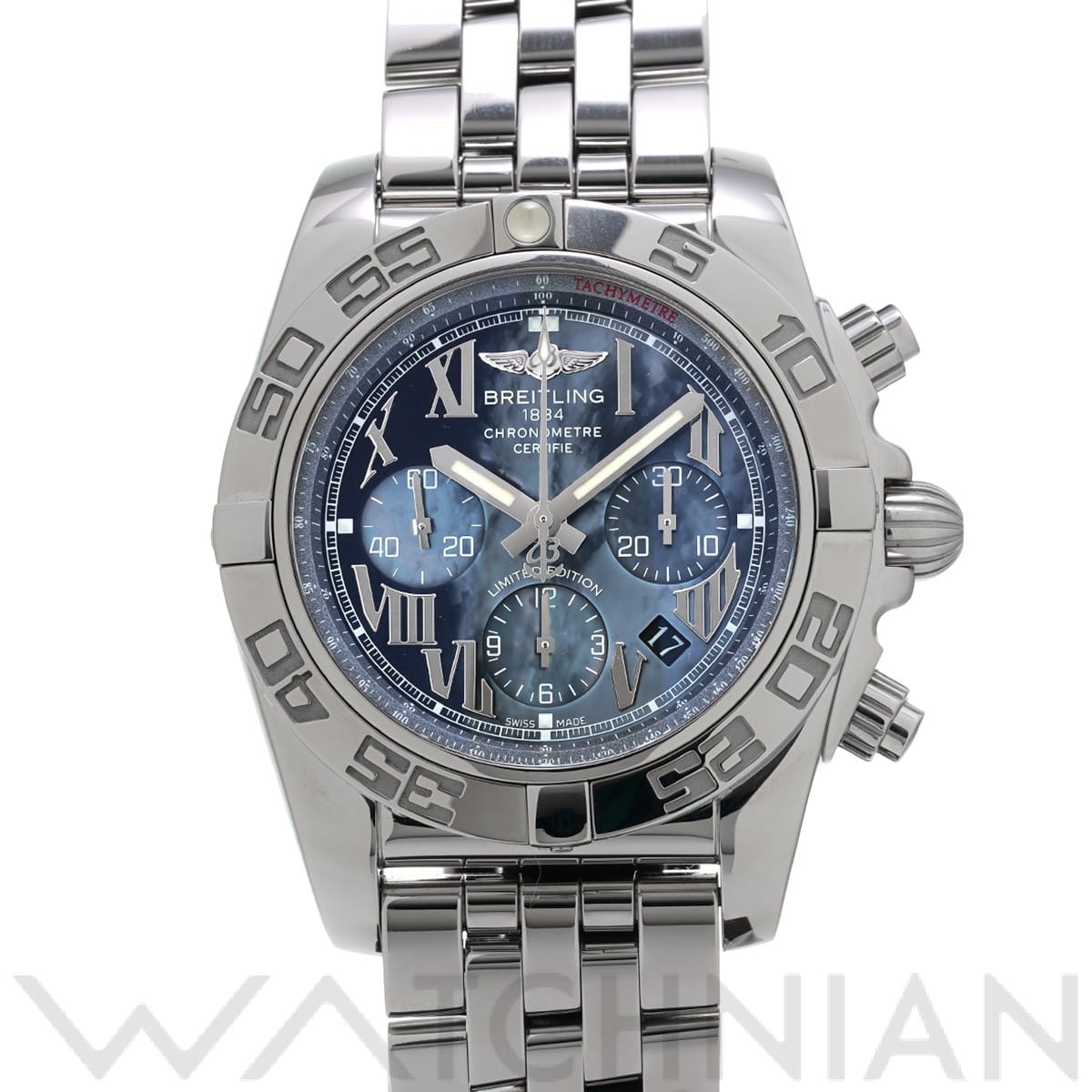 ブライトリング / BREITLING クロノマット 44 AB01116X/BE67 ブルーシェル メンズ 時計 【中古】【wristwatch】