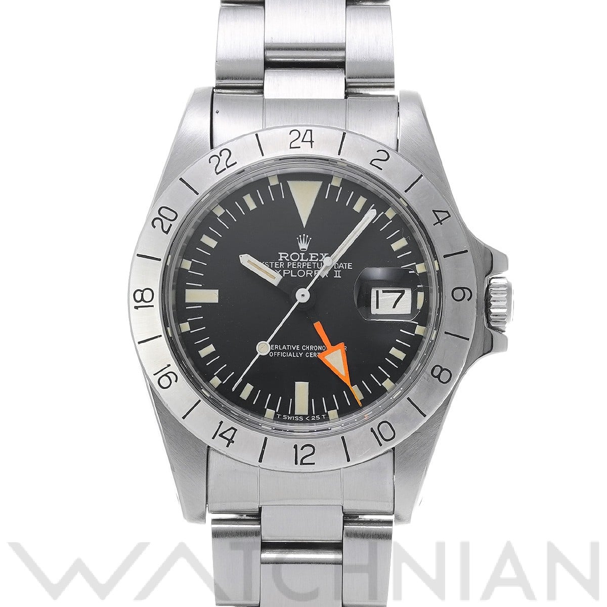 ロレックス エクスプローラーII 1655 ブラック メンズ 時計 【中古】【wristwatch】