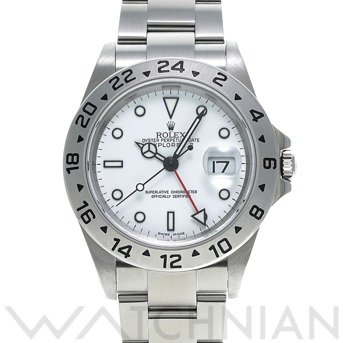 ロレックス エクスプローラーII 16570 ホワイト メンズ 時計 【中古】【wristwatch】