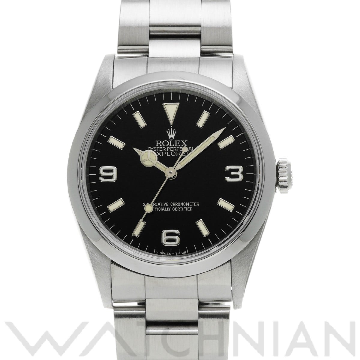 ロレックス エクスプローラー 14270 ブラック メンズ 時計 【中古】【wristwatch】