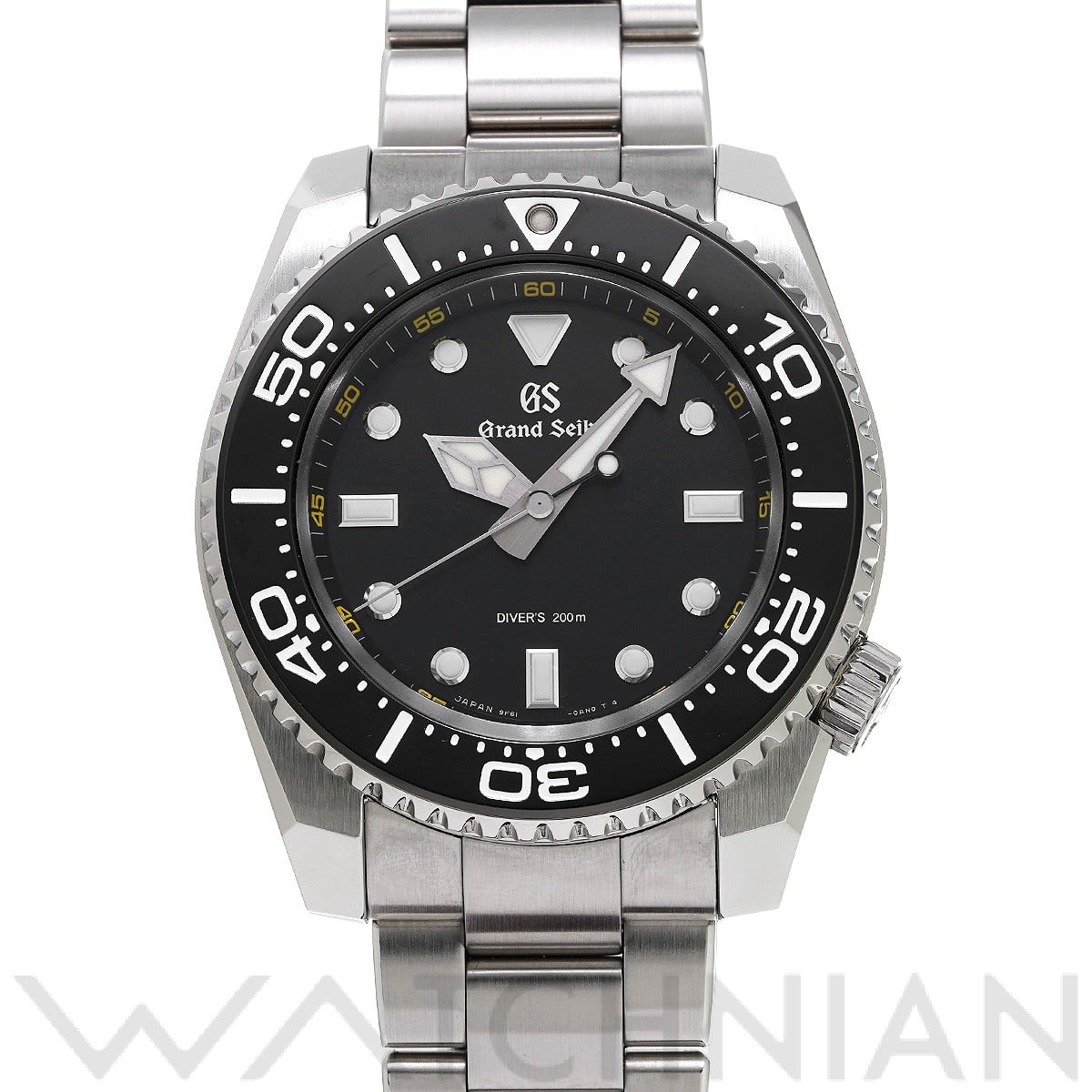 グランドセイコー / Grand Seiko スポーツコレクション クォーツ タフGS SBGX335 ブラック メンズ 時計 【中古】【wristwatch】