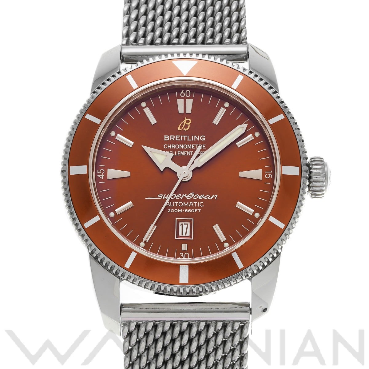 ブライトリング / BREITLING スーパーオーシャン ヘリテージ 46 A1732033/Q524 ブラウン メンズ 時計 【中古】【wristwatch】
