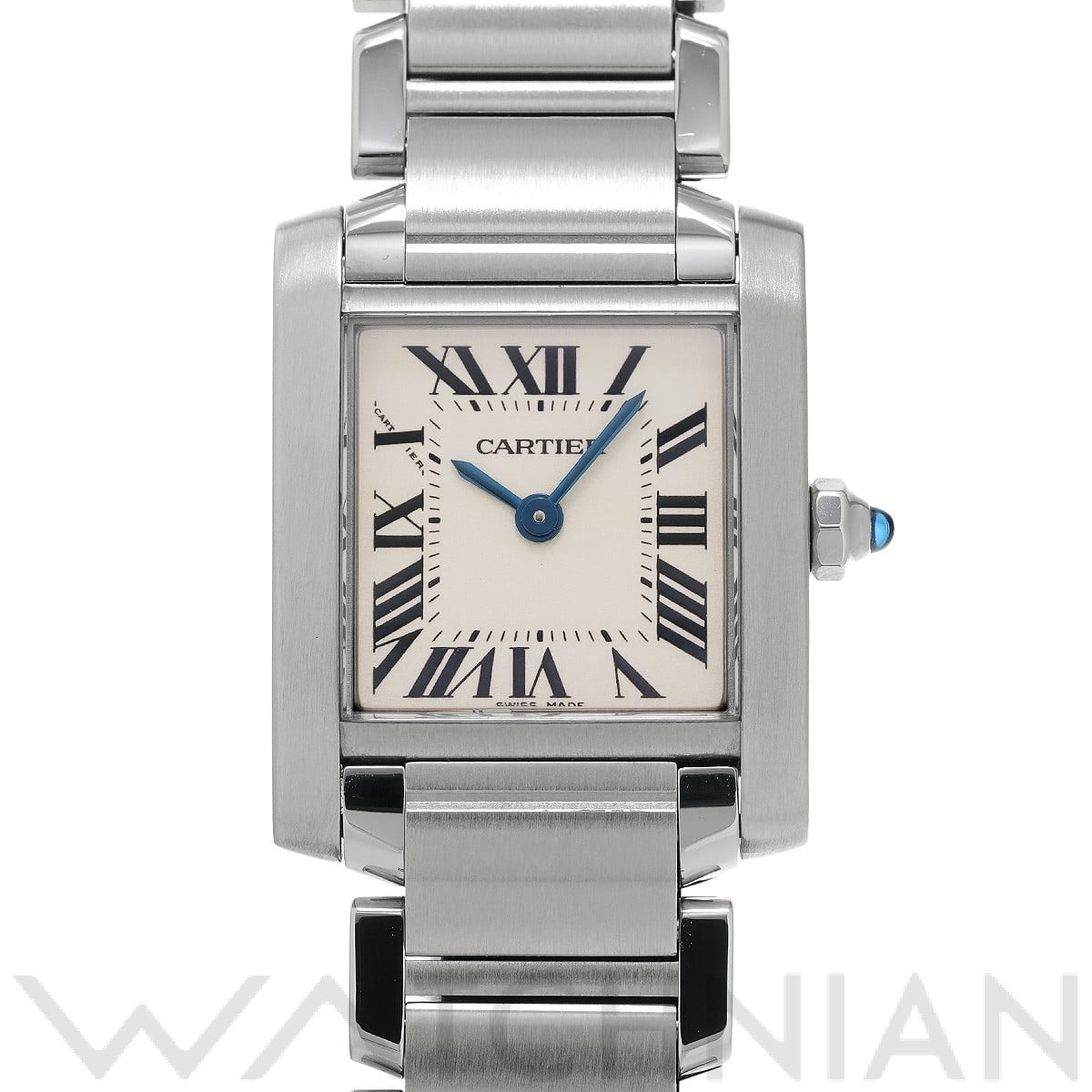 カルティエ / CARTIER タンク フランセーズ SM W51008Q3 シルバー レディース 時計 【中古】【wristwatch】