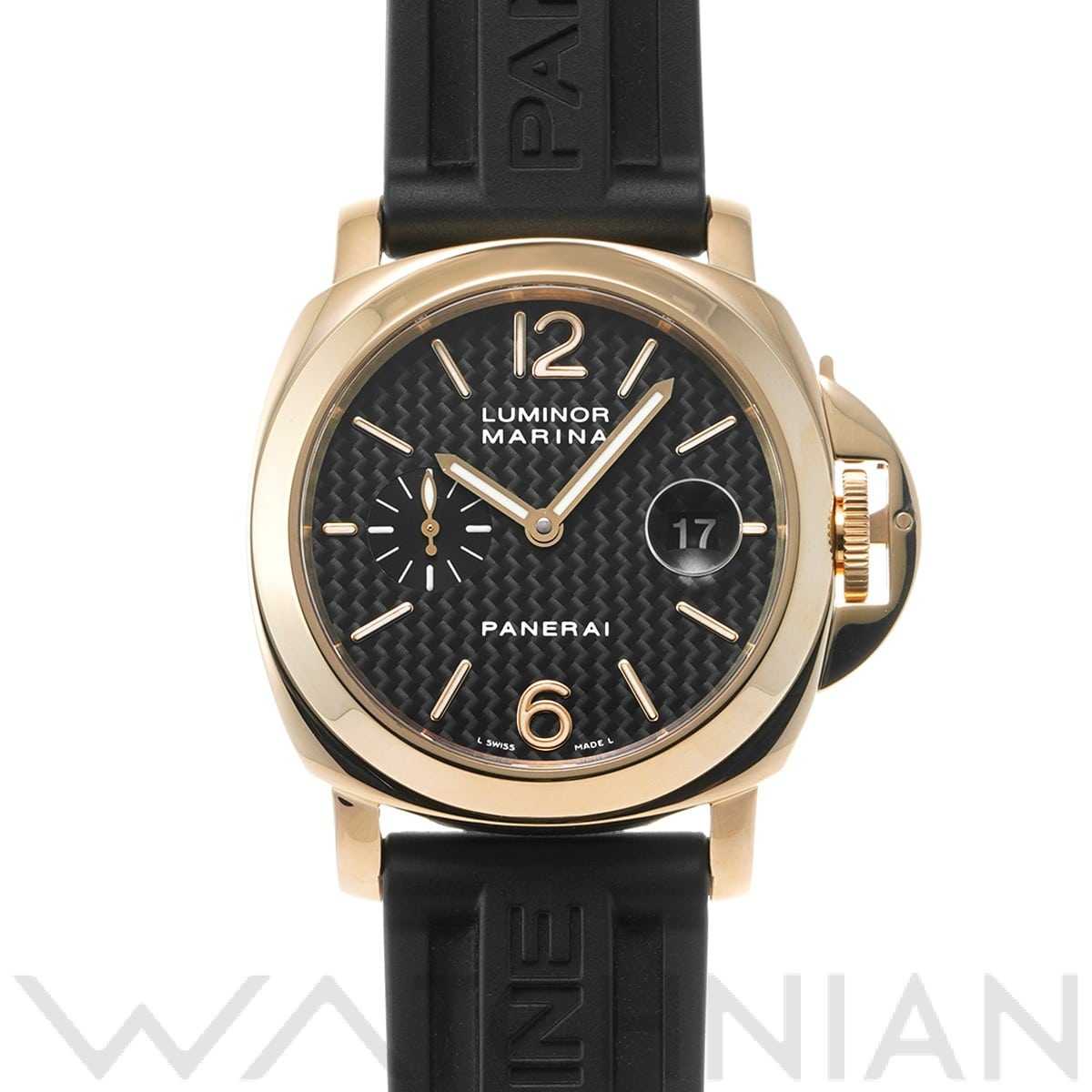 ルミノールマリーナ オートマティック PAM00140 F番(2003年製造) ブラック パネライ PANERAI メンズ 【中古】